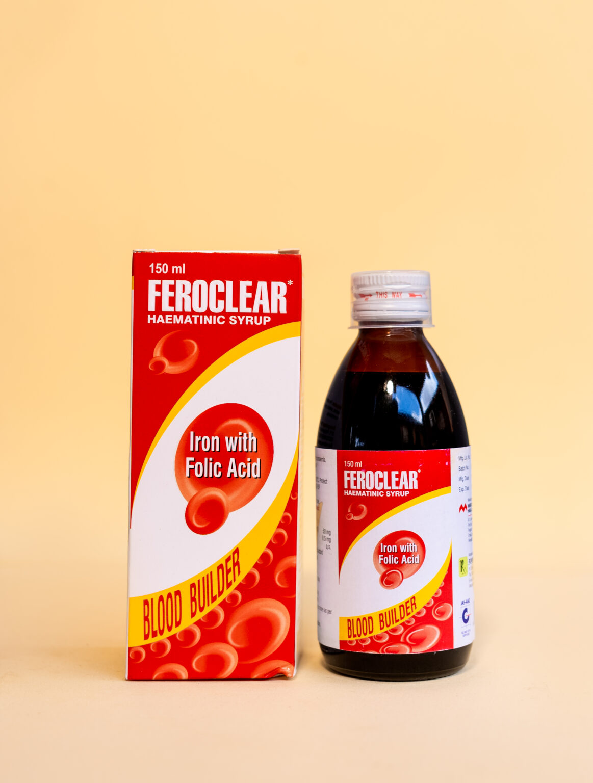 Feroclear Haematinic Syrup (150ML) | Rokmer Pharma Ltd